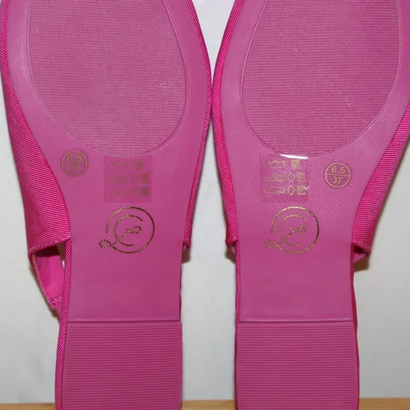 Chinese Laundry Hot Pink Pointed Slingback Flats. Size 6.5. - Picture 9 of 9